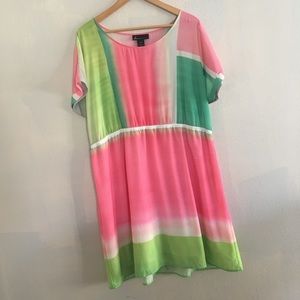 Lane Bryant Color Block Dress